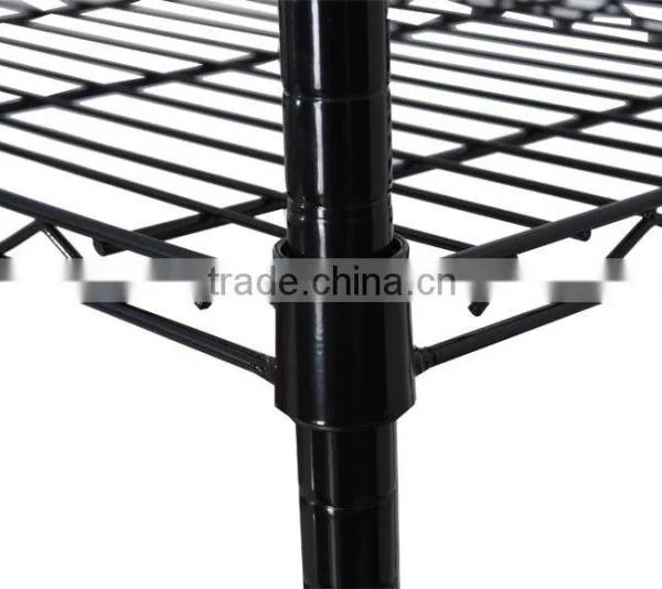 RH-HZM53-12020 Five Layers Metal Wire Shelf Wire Shelving Rack 1200*530*2000mm Commodity Shelf Wire Mesh Rack photo-3