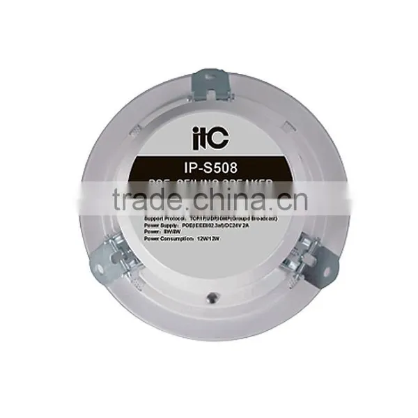 IP Network Digital POE Active Ceiling Speaker for IP Audio System photo-2