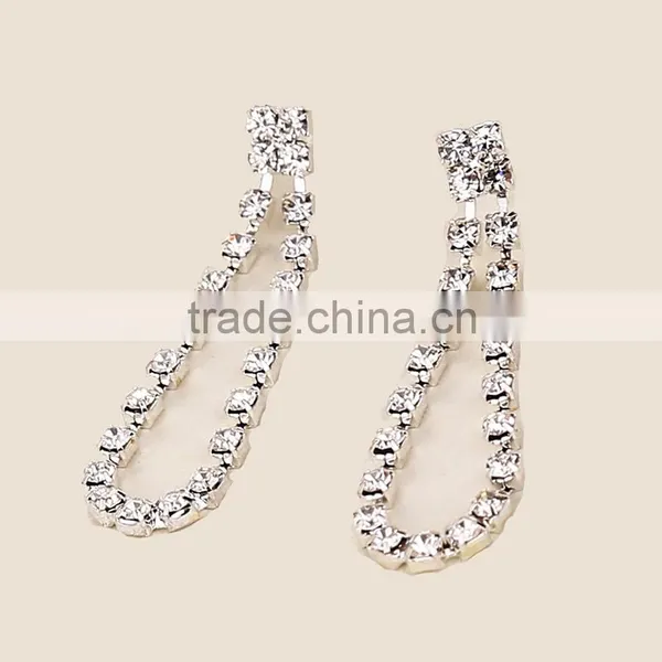 Fashion Elegant Bride Jewelry Wedding Tiara Necklace Earrings Set photo-5