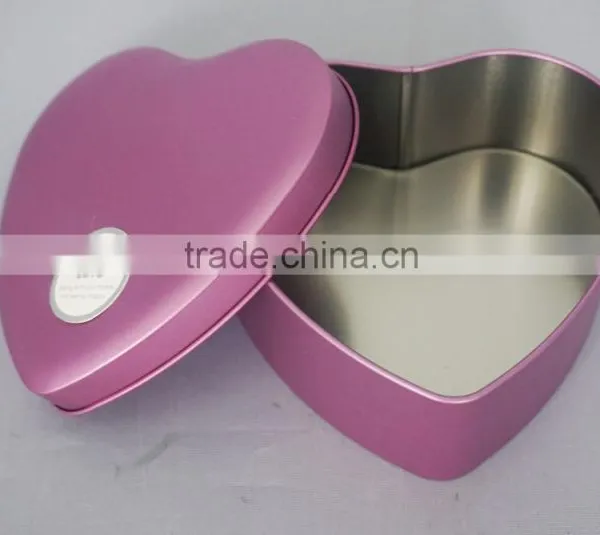 Heart Tin Can Candy Chocolate Grade Customized photo-2
