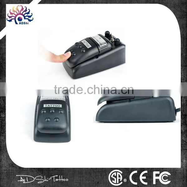 Classical Chinese Style 360 Round Ying-Yang Tattoo Foot Pedal With Long Wire Plug photo-5