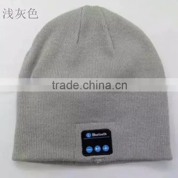 Wholesale Bluetooth Headphone Beanie Hat, Knitted Wireless Bluetooth Earphone Winter Warm Hat photo-6
