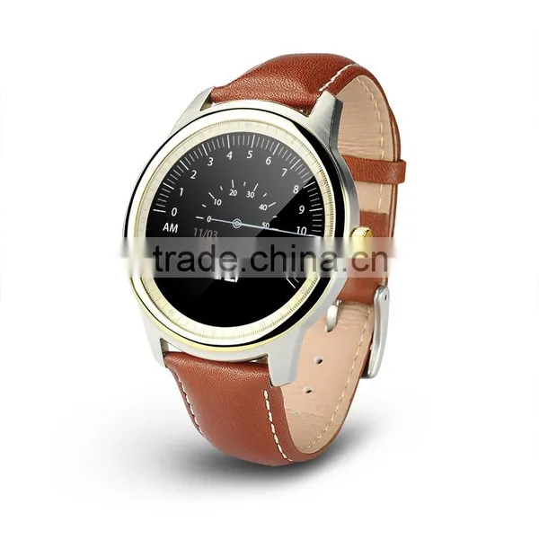 2016hot Fashion Round IPS Touch Screen Bluetooth Android IOS DM365 Smartwatch photo-5