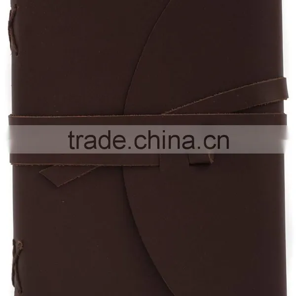 Wholesale Handmade Genuine Leather Journal Diary With Strap Clasp photo-2