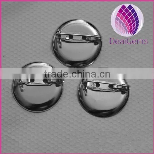 Wholesale Copper/iron Round Back Brooch