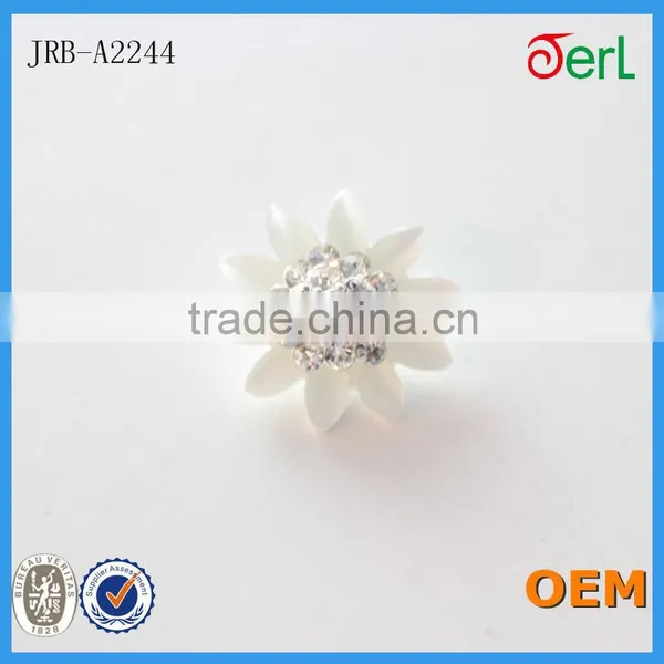 Fashion Pretty Flower Rhinestone Button photo-2