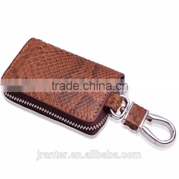 Custom Python Snakeskin Key Case for Car,smart Leather Car Key Case photo-4