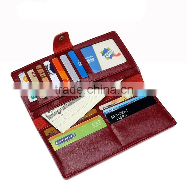Hot Sale Fashion Women Leather Card Holder Multiple Wallet Custom Dollar Wallet photo-5