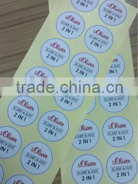 Die-cutting in Round Adhesive Paper Sticker photo-2