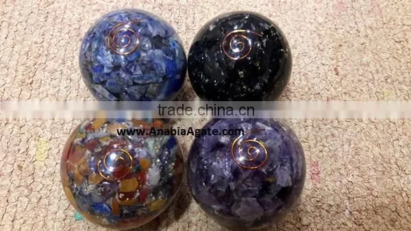 Mix Orgone Balls With Copper Coil : Wholesale Orgone Ball photo-2