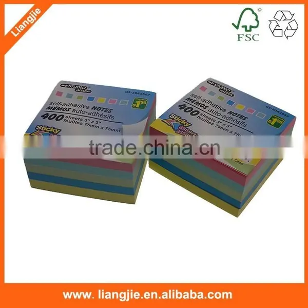 Die Cut Neon Self Adhesive Paper Cube,sticky Note Block photo-3