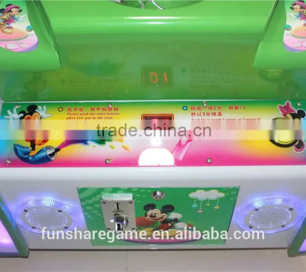 Micky Mouse Coin Operated Basketball Game Machine For Kids photo-3