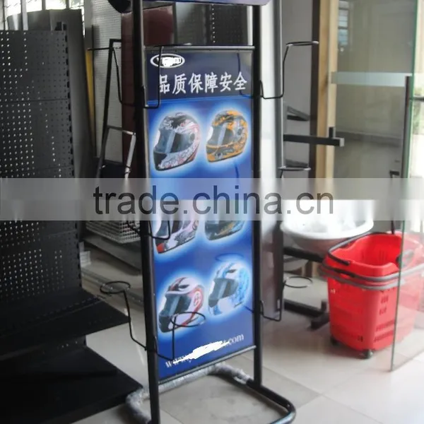 Metal Safety Helmet Stand With Advertising Brand photo-2