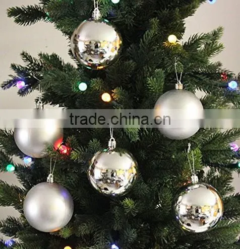 Wholesale Hatterproof Silver Red Christmas Ball Ornament Decorations/Christmas Tree Ball Ornaments photo-2
