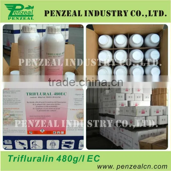 Trifluralin 48%EC, 480g/l EC, 96%Tech, Herbicide 1582-09-8