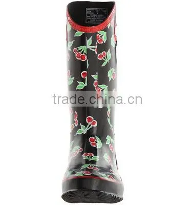 Lady Fruit Fashion Rubber Rain Boot photo-4
