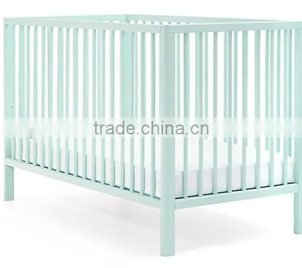 120x60cm Mattress Europe New Born Wooden Baby Bed photo-3