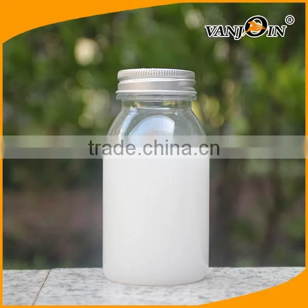 200ml Pudding Plastic Bottle Milk Bottle With Metal or Plastic Cap photo-3