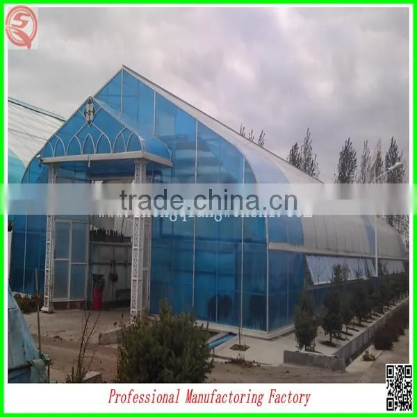 Economic and Eco-friendly Single-span Solar Greenhouse for Plant Growing With Arched Type photo-3