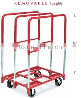 27 1/2" x 38 1/2 Vinyl Coating Red Panel Cart photo-4
