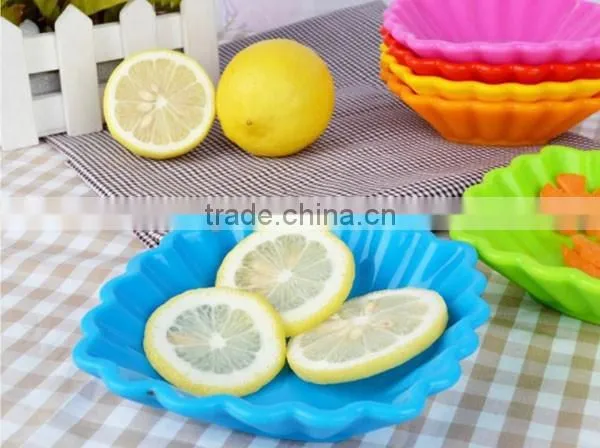 Silicone Food Fruit Sauce Ice Cream Sushi Pan Tray Freezer Oven Safe Easy Clean