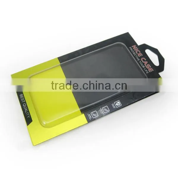 Black Green Cardboard Phone Case Packaging Box, PVC Window Retail Paper Packaging for IPhone photo-5