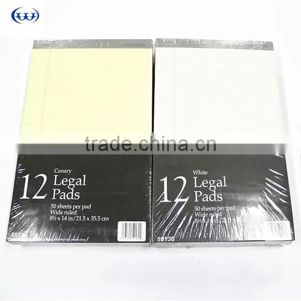 12 Pcs Set Legal Pads Wide Ruled