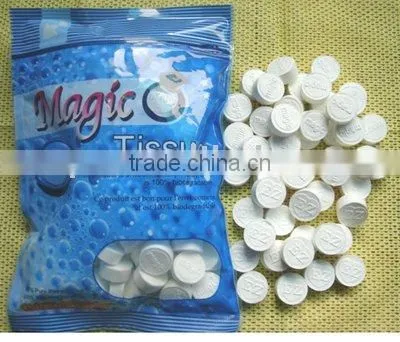 Non-woven Fabric Disposable Compressed Magic Tissue photo-2