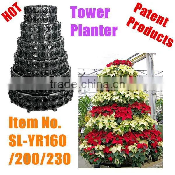 Strawberry Vertical Gardening Tower Pots Vertical Tower Garden Flowers Vertical Hydroponic Tower photo-2