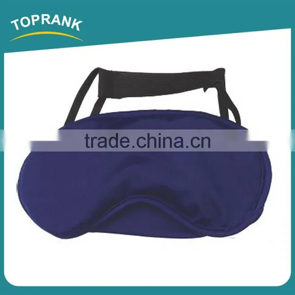 Toprank Soft Polyester Sleeping Eye Mask Travel Airplane Eye Cover Sleeping Eye Blindfold Eyeshade With Micro Bead Stuffing photo-2