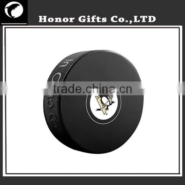 Rubber Custom Logo Printing Ice Hockey Puck photo-3