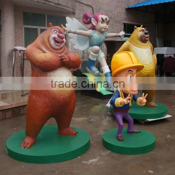 Fiberglass Movie Bears Cartoon Statue photo-2