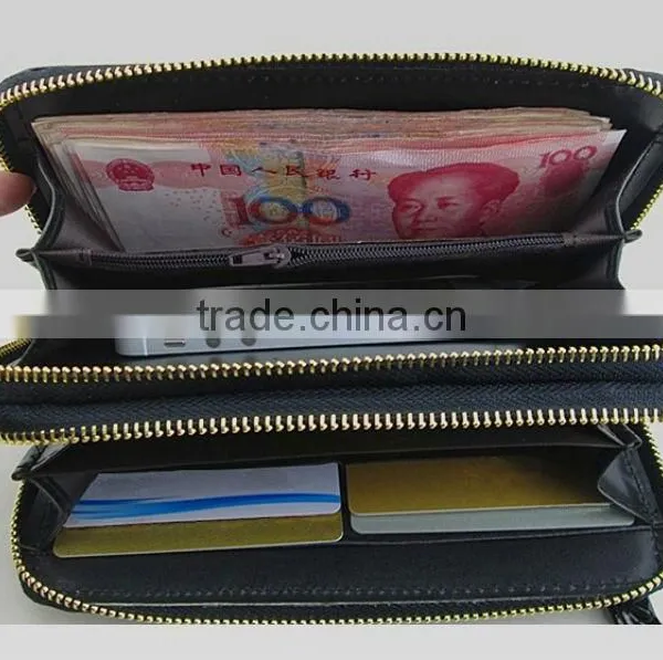 Ladies' Croco Fashion PU Leather Wallet photo-6