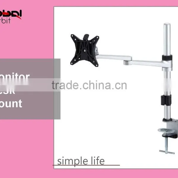 Support up to 27 Inch LCD Television Swivel Desk TV Rack Bracket Monitor Riser photo-3