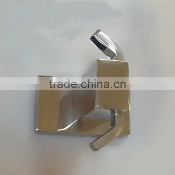 2016 The Hottest Wholesale Price Storage Modern Bath Hardware Factory Supply 304 Stainless Steel Double Robe Hook photo-3