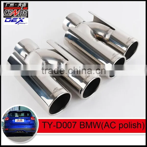 Auto Modified Stainless Exhaust Tips Laser M Polish for Bmw photo-4