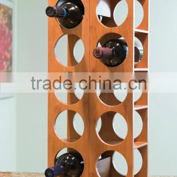 Bamboo Stackable Wine Rack photo-5