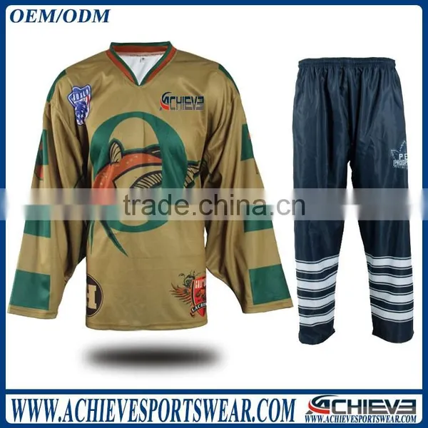 Cheap Unique&funny Team Wholesale Blank European Custom Ice Hockey Jersey photo-5