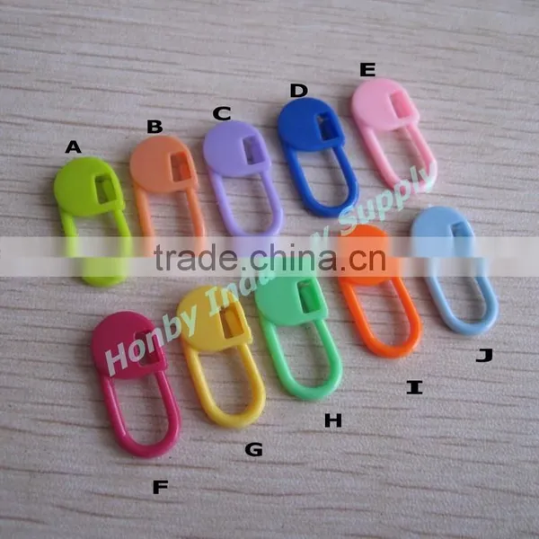 Knitting Tool Accessory No Coil 22mm Colored Stitch Holder Marker photo-4