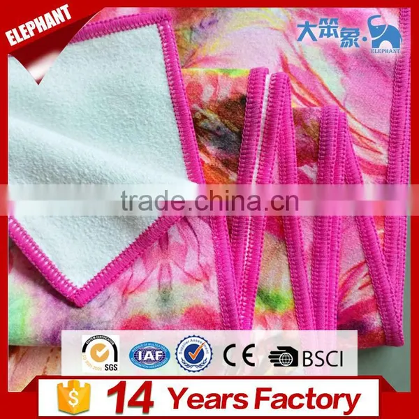 Dry Quick Microfiber Seude Custom Printed Beach Towels photo-3