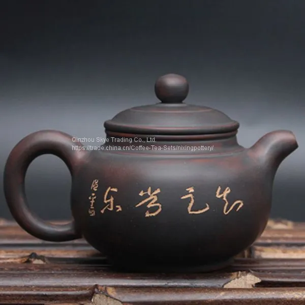 180ml Vintage Teapot Nixing Pottery Antique Tea Pots Pure Handmade Tea Set photo-3