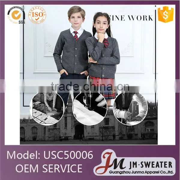 2017 New Design Factory Price High Quality Children Primary School Uniform