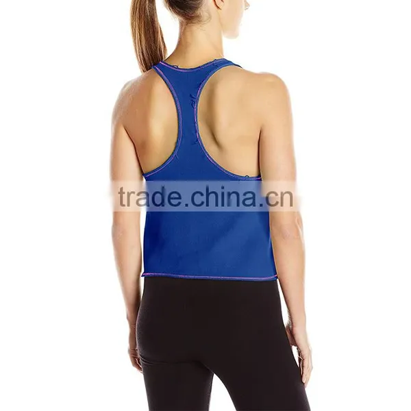 OEM Factory Woman Tank Top Funny Printing Tops Custom Gym Stringer Vest photo-6