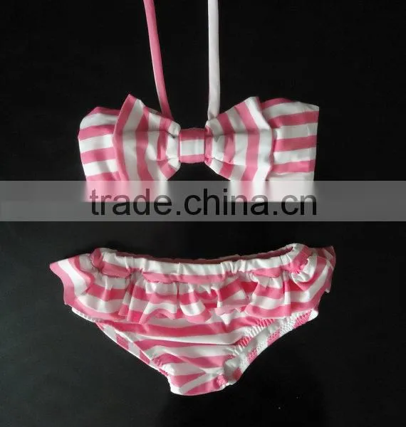 Baby Girls Star Bowknot Top and Stripes Underwear Beach Wear Cover up for Kids photo-5