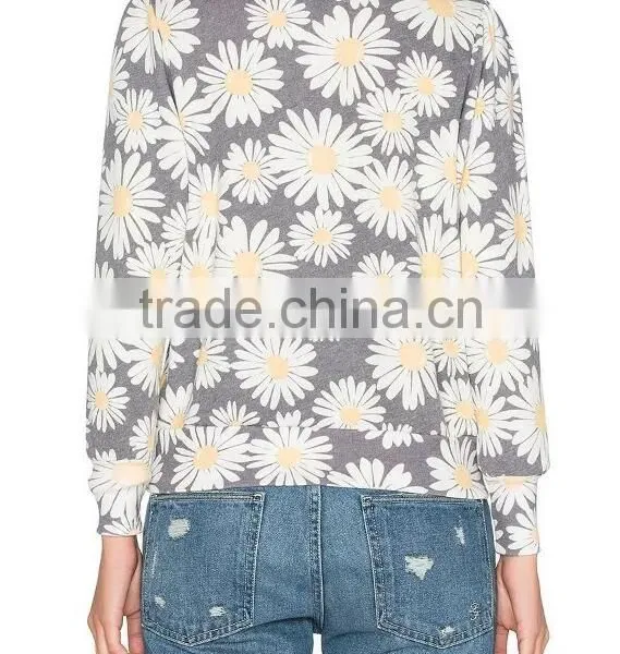 Runwaylover EY2353B New Design 2017 Ladies Fashion Printed Hoodies photo-3
