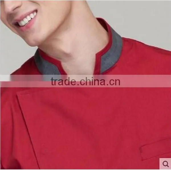 Juqian New Fashion Man Chef's Short Sleeve Jacket Restaurant & Hotel Kitchen Chef Uniform Colors photo-5