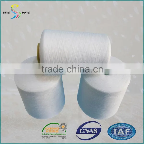 High Quality 100% Cheapest Fiber Sinopec Yizheng Ring Spun Polyester Yarn