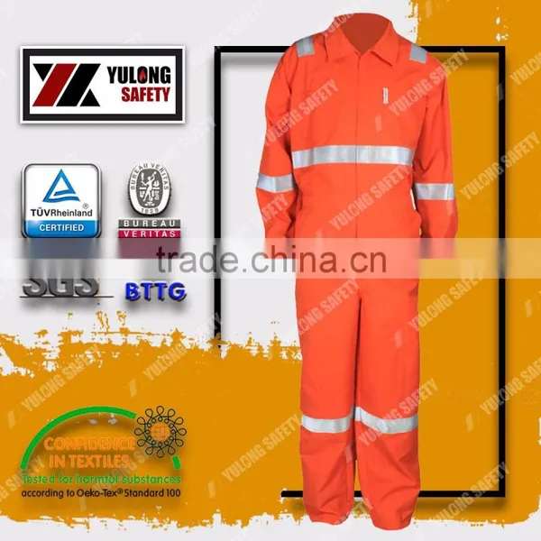 245gsm Hi Vis Reflective Cotton Material Long Sleeve Garments Used In Roadway photo-5