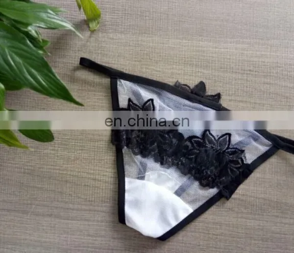 Girls Sexy Transparent Lace Grenadine Bikini Hot Sexy Fancy Ladies Stylish Bra And Panty Set photo-5