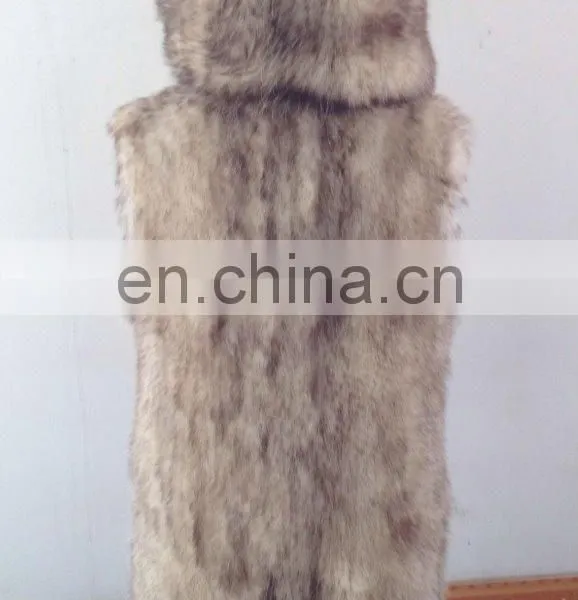 Genuine Possum Fur Long Vest for Women photo-5